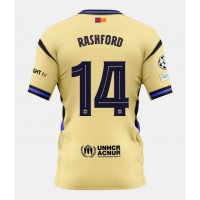 Koszulka piłkarska Barcelona Marcus Rashford #14 Strój wyjazdowy 2025-26 tanio Krótki Rękaw